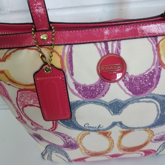 Coach canvas satchel - Picture 2 of 8